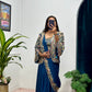 INDO-WESTERN DRAPE SAREE