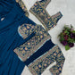 INDO-WESTERN DRAPE SAREE