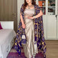 Designer Fancy Western-Style Printed Koti Set with Blouse & Dhoti Bottom