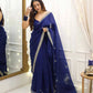 Luxurious Heavy Organza Silk Designer Saree with Thread & Sequence Work