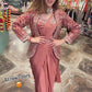 Trendy Indo-Western Ready-to-Wear Saree with Embroidered Koti & Stitched Blouse