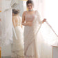 Georgette Saree with Zari & Mirror Work