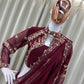 Wedding Season Special: Fancy Party Wear Faux Georgette Lehenga Saree