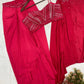 ELEGANT DESIGNER DRAPED SKIRT SET
