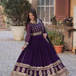 Elegant Embroidered Zari Sequins Gowns & Dressess & Dresses with Dupatta Set