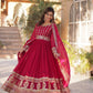 Elegant Embroidered Zari Sequins Gowns & Dressess & Dresses with Dupatta Set