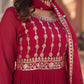Elegant Embroidered Zari Sequins Gowns & Dressess & Dresses with Dupatta Set