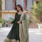 Premium Sequins Embroidered Gowns & Dressess & Dresses with Designer Dupatta