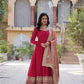 Premium Sequins Embroidered Gowns & Dressess & Dresses with Designer Dupatta
