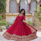 Premium Sequins Embroidered Gowns & Dressess & Dresses with Designer Dupatta