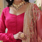 Premium Sequins Embroidered Gowns & Dressess & Dresses with Designer Dupatta
