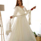 Premium Romansilk Chanderi Anarkali Gowns & Dressess & Dresses Set