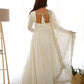 Premium Romansilk Chanderi Anarkali Gowns & Dressess & Dresses Set