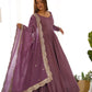 Premium Romansilk Chanderi Anarkali Gowns & Dressess & Dresses Set