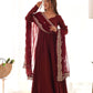 Premium Romansilk Chanderi Anarkali Gowns & Dressess & Dresses Set