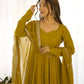 Premium Romansilk Chanderi Anarkali Gowns & Dressess & Dresses Set