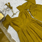 Premium Romansilk Chanderi Anarkali Gowns & Dressess & Dresses Set