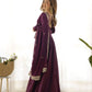 Premium Romansilk Chanderi Anarkali Gowns & Dressess & Dresses Set