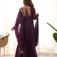 Premium Romansilk Chanderi Anarkali Gowns & Dressess & Dresses Set
