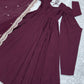 Premium Romansilk Chanderi Anarkali Gowns & Dressess & Dresses Set