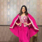 New 3-Piece Indo-Western Dhoti Set with Long Blouse & Koti