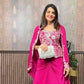 New 3-Piece Indo-Western Dhoti Set with Long Blouse & Koti