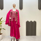 New 3-Piece Indo-Western Dhoti Set with Long Blouse & Koti