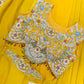 Georgette Blouse, Skirt & Koti Set with Sequins & Diamond Work