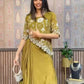 New Two-Piece Indo-Western Ready-to-Wear Draped Dhoti with Fancy Up-Down Top