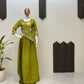 New Two-Piece Indo-Western Ready-to-Wear Draped Dhoti with Fancy Up-Down Top