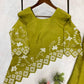New Two-Piece Indo-Western Ready-to-Wear Draped Dhoti with Fancy Up-Down Top