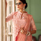 Premium Ready-to-Wear Chinon Drape Saree with Embroidered Blouse
