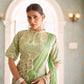 Premium Ready-to-Wear Chinon Drape Saree with Embroidered Blouse