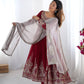 Heavy Designer Party Wear Gowns & Dressess & Dresses with Dupatta – Multy Thread Embroidery & Sequence Work