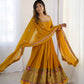 Heavy Georgette Embroidered Party Wear Gowns & Dressess & Dresses with Dupatta
