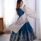 Heavy Designer Party Wear Gowns & Dressess & Dresses with Dupatta – Multy Thread Embroidery & Sequence Work