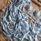 Sky Blue Designer Saree with Cording & Sequins Embroidery | Unstitched Blouse