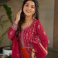 Luxury Zari & Sequins Embroidered Gowns & Dressess & Dresses with Dupatta