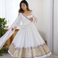 Heavy Georgette Embroidered Party Wear Gowns & Dressess & Dresses with Dupatta