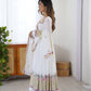Heavy Georgette Embroidered Party Wear Gowns & Dressess & Dresses with Dupatta