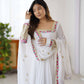 Heavy Georgette Embroidered Party Wear Gowns & Dressess & Dresses with Dupatta