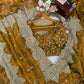Designer Fendi Chiffon Saree with Sequins & Thread Embroidery