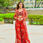 Festive Tibby Silk Sharara Set –  Wedding Special