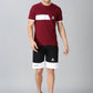 COLOURBLOCKED MAROON CO-ODS