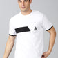 ColourBlocked T-Shirt: White