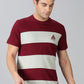 Men's Half Sleeve T-Shirt : Maroon