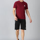 Maroon Black Co-Ords