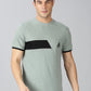 ColourBlocked T-Shirt: C-Green