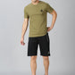 Olive-Green Black Co-Ords