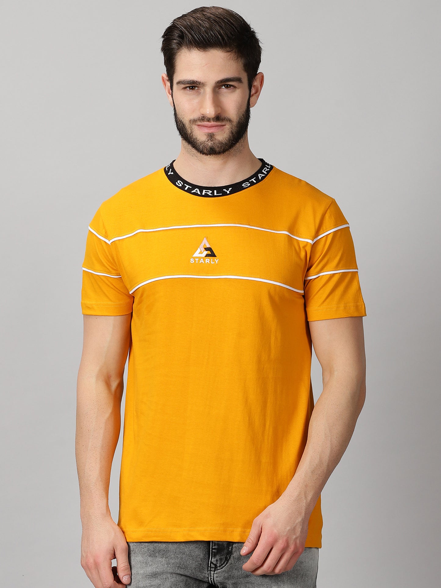 Piping Yellow T-Shirt